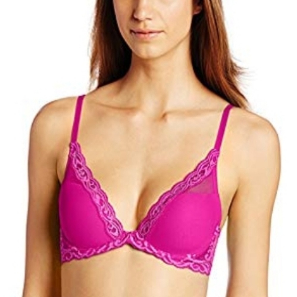 Natori Feathers Contour Plunge Bra